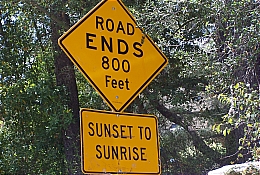Street Sign From Mulholland Drive