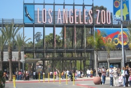 Entrance To The Los Angeles Zoo